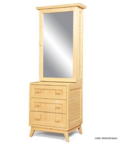 میز آرایش و دراور سه کشو چوبی مدل  رونیکا