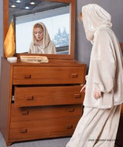 میز آرایش و دراور چهار کشو چوبی مدل  روناک