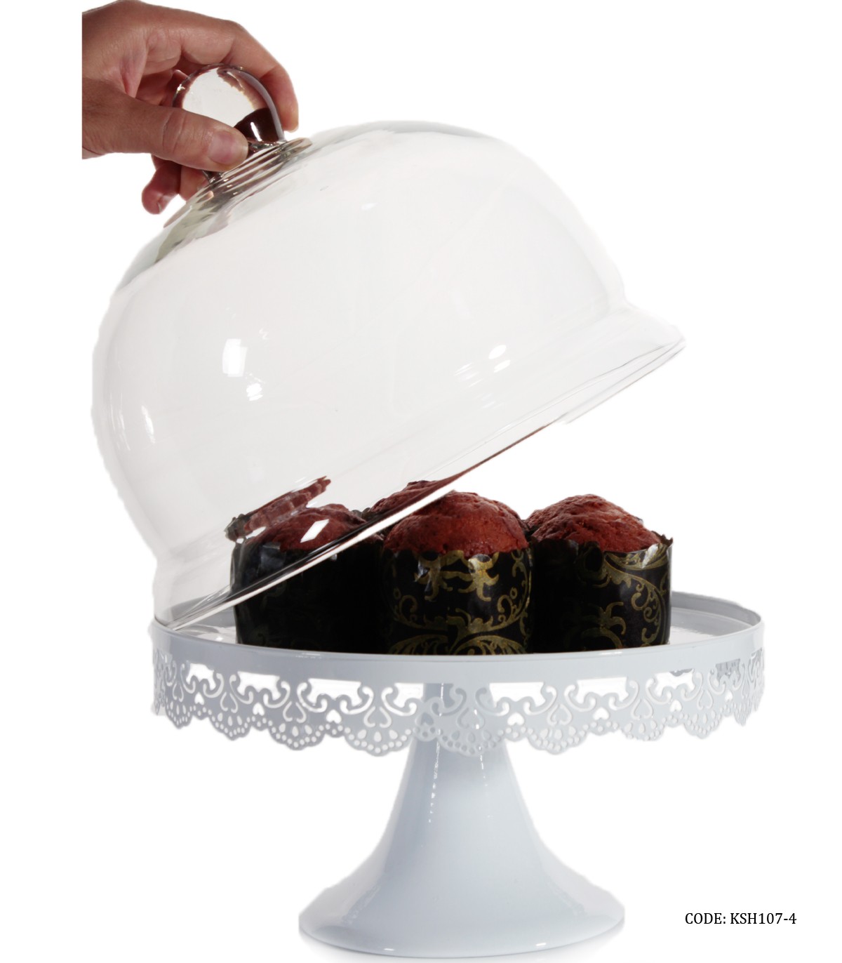 کیک خوری پایه دار کوچک طرح سلما