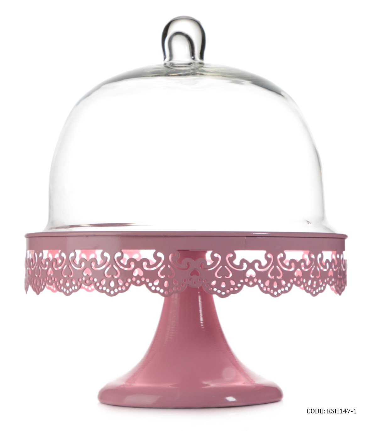 کیک خوری لب توری طرح ایکیا صورتی