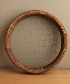 سینی چوبی اکسسوری گرد مدل نارون