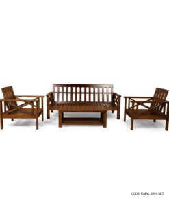 مبل دو نفره چوبی راحتی مدل کژال