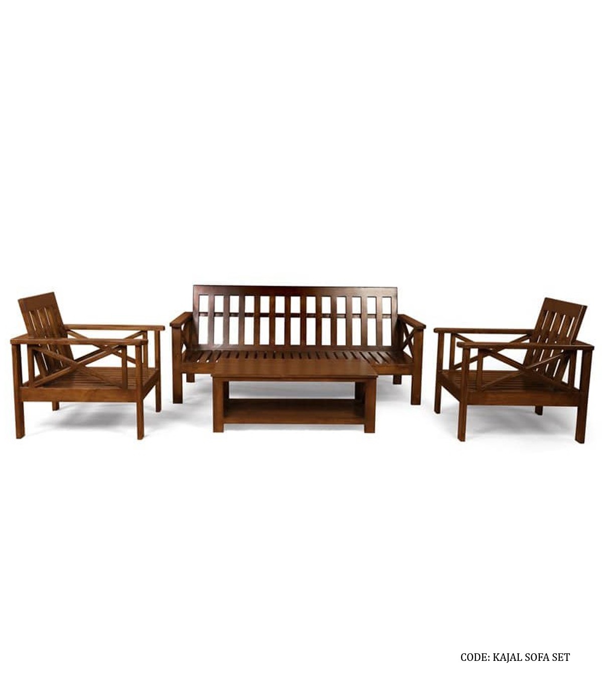 مبل دو نفره چوبی راحتی مدل کژال