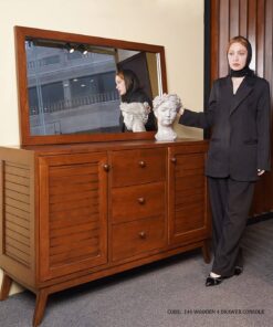 کنسول چوبی سه کشو مدل رانا