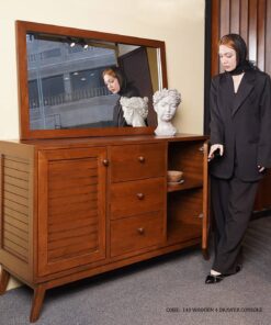 کنسول چوبی سه کشو مدل رانا