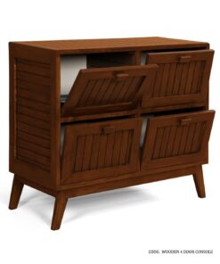 کنسول و گنجه چوبی چهار کمد مدل راسان