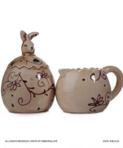 ست قندان و شکرپاش طرح خرگوش