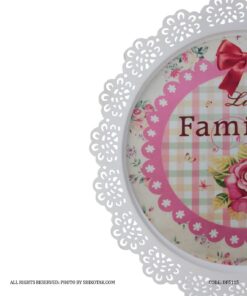 سینی فلزی طرح ایکیا مدل ROSE GARDEN