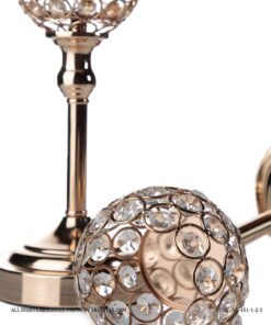 جاشمعی طلایی دو عددی طرح دیاموند