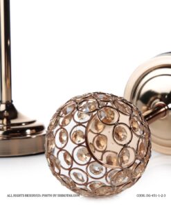 جاشمعی طلایی دو عددی طرح دیاموند