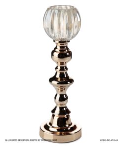 جاشمعی طلایی فلزی طرح گوی