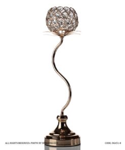 جاشمعی طلایی گلبرگ دار