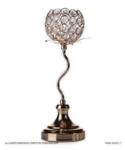 جاشمعی طلایی گلبرگ دار