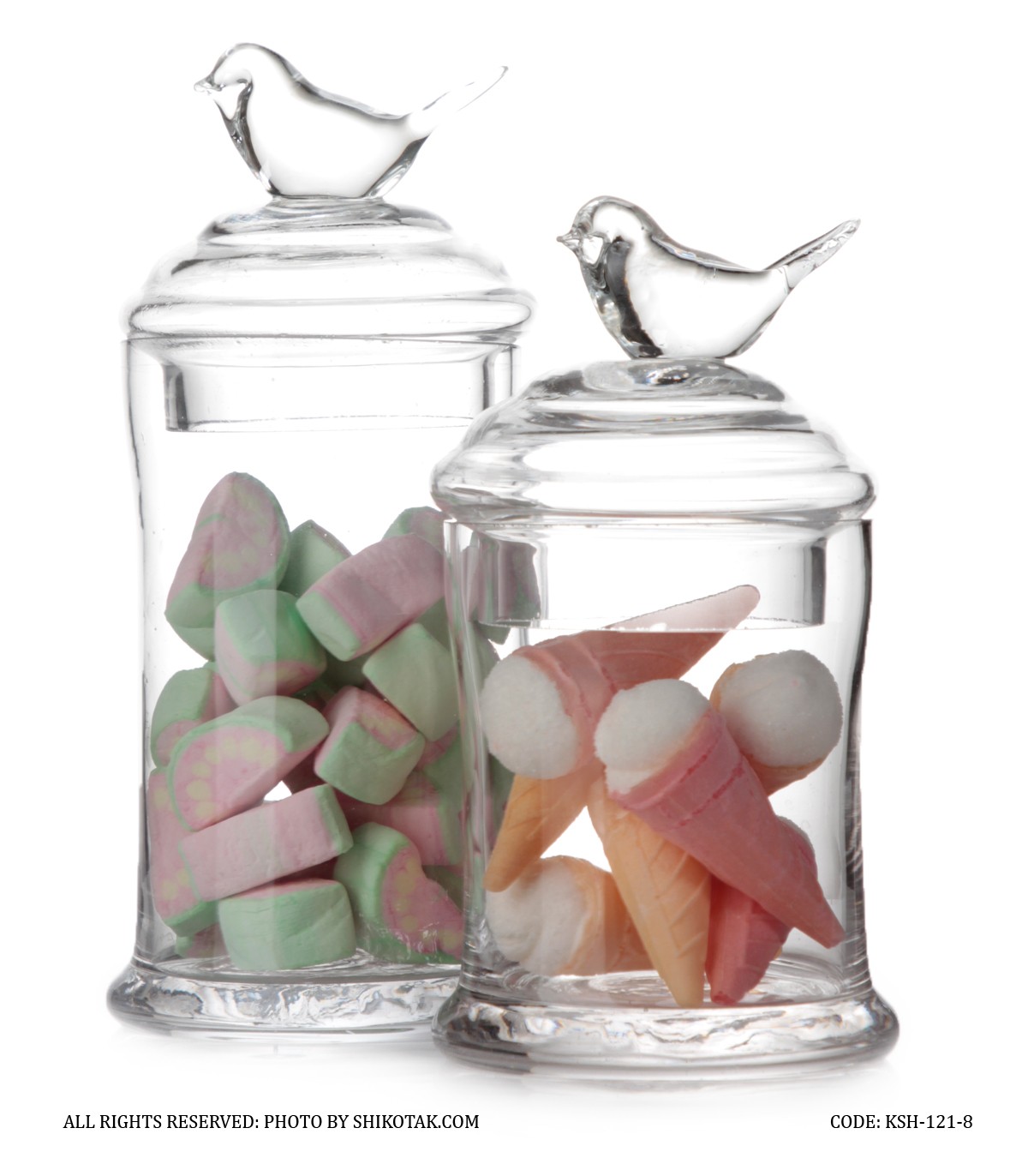 کندی باکس شیشه ای دو عددی در پرنده ای