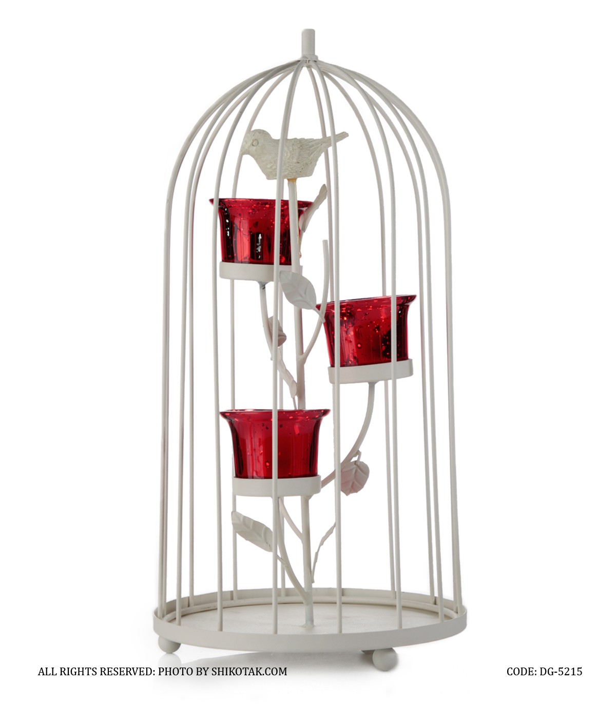 قفس تزیینی وارمردار سه تایی طرح درخت