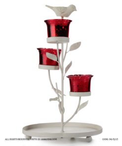 قفس تزیینی وارمردار سه تایی طرح درخت