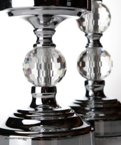 جاشمعی سیلور مدل پایه نگین دار