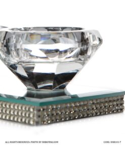 جاشمعی کریستالی تخت دو تایی مدل Sheri