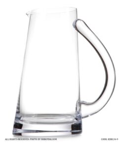 سس خوری شیشه ای دسته منحنی بزرگ