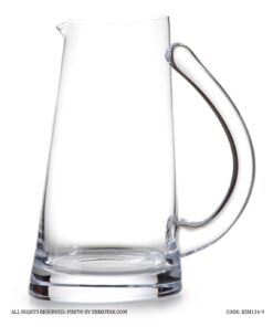 سس خوری شیشه ای دسته منحنی بزرگ