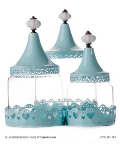 ست سه کندی باکس شیشه ای مدل تاج محل