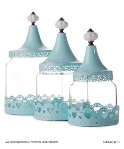 ست سه کندی باکس شیشه ای مدل تاج محل