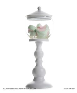 کندی باکس سفید شیشه گرد