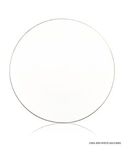 سرویس غذاخوری آرکوپال 6 نفره گرد لب طلایی