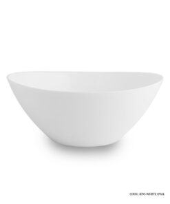 سرویس غذاخوری آرکوپال سفید بیضی ساده 28 پارچه