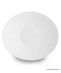 سرویس غذاخوری آرکوپال سفید بیضی ساده 28 پارچه