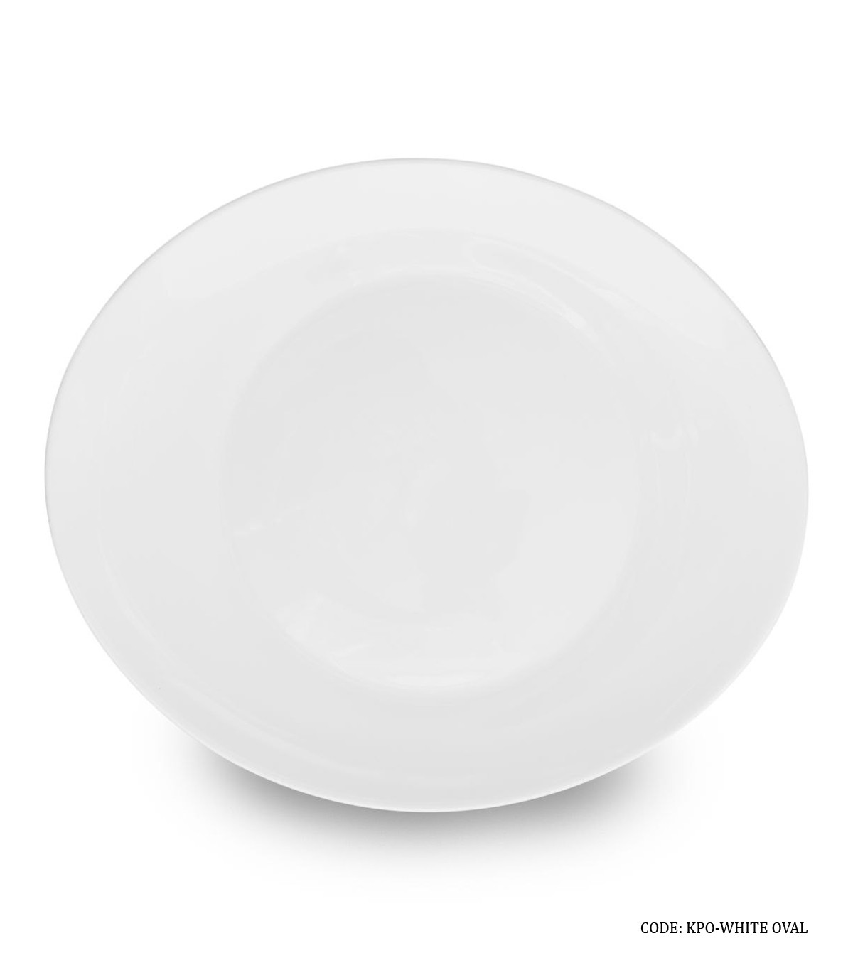 سرویس غذاخوری آرکوپال سفید بیضی ساده 28 پارچه