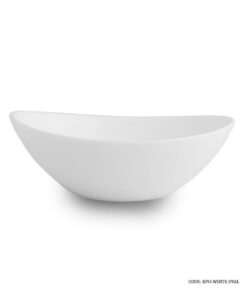 سرویس غذاخوری آرکوپال سفید بیضی ساده 28 پارچه