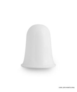 سرویس غذاخوری آرکوپال سفید بیضی ساده 28 پارچه