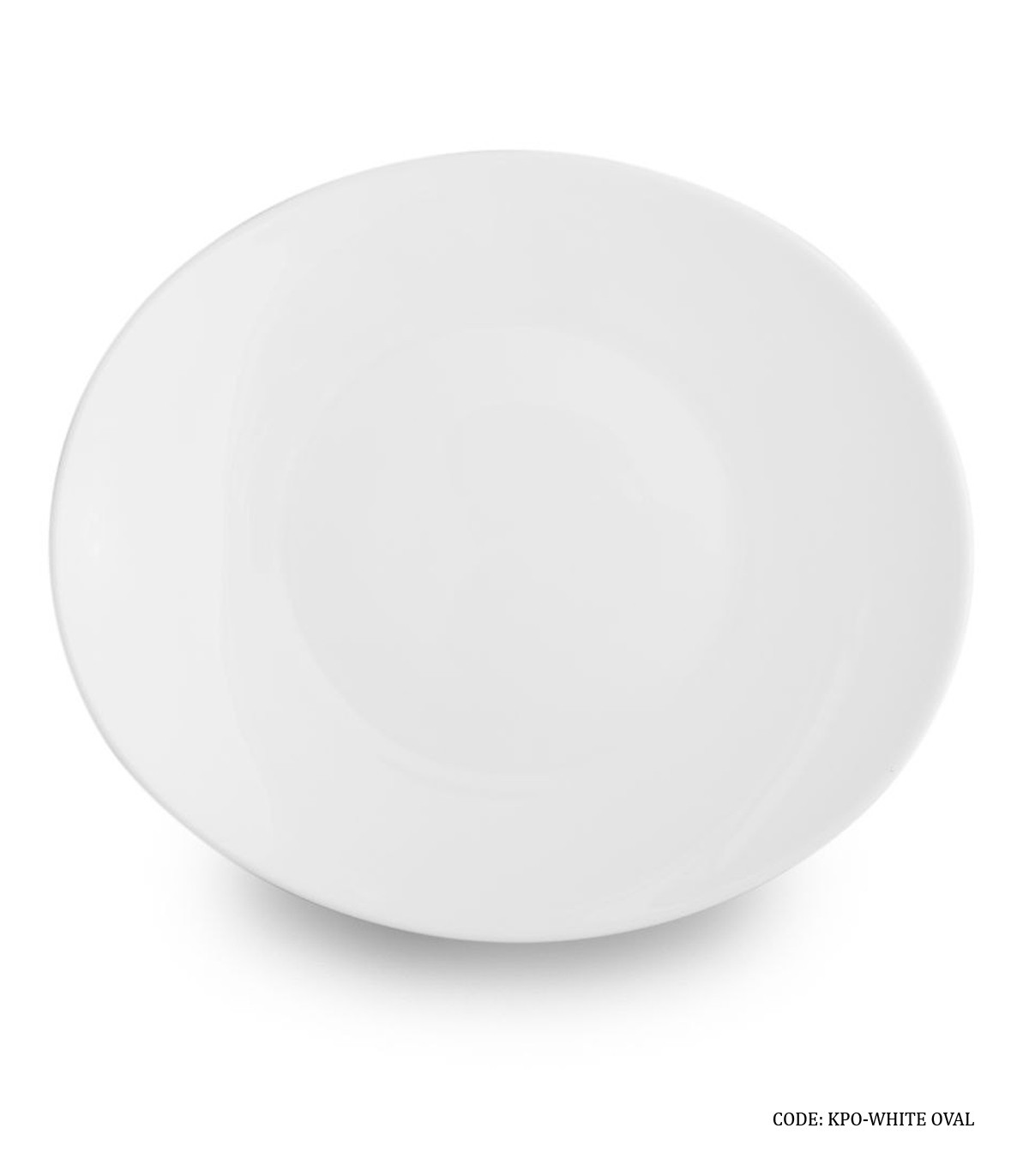 سرویس غذاخوری آرکوپال سفید بیضی ساده 28 پارچه