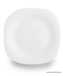 سرویس آرکوپال مربع 6 نفره 28 پارچه سفید ساده