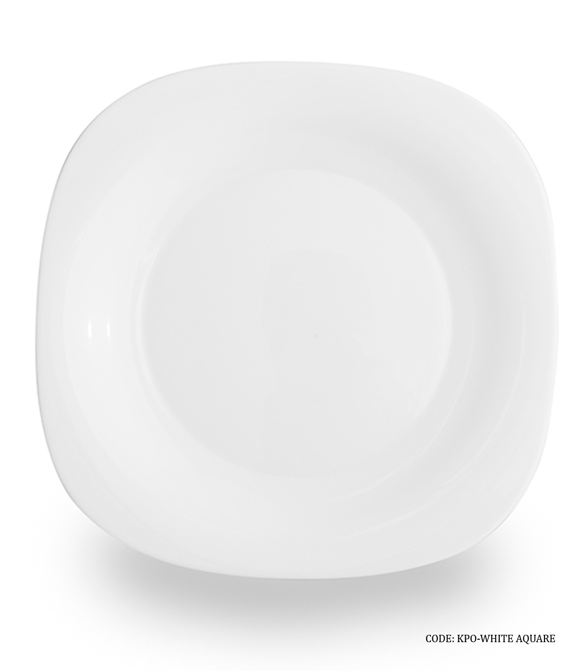 سرویس آرکوپال مربع 6 نفره 28 پارچه سفید ساده