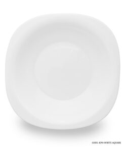 سرویس آرکوپال مربع 6 نفره 28 پارچه سفید ساده