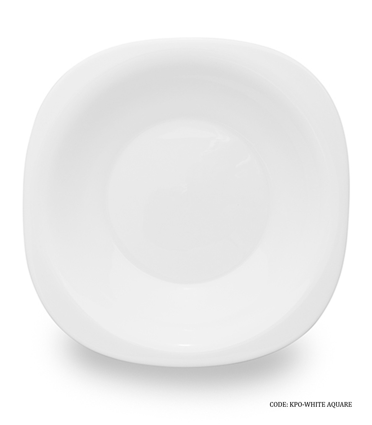 سرویس آرکوپال مربع 6 نفره 28 پارچه سفید ساده