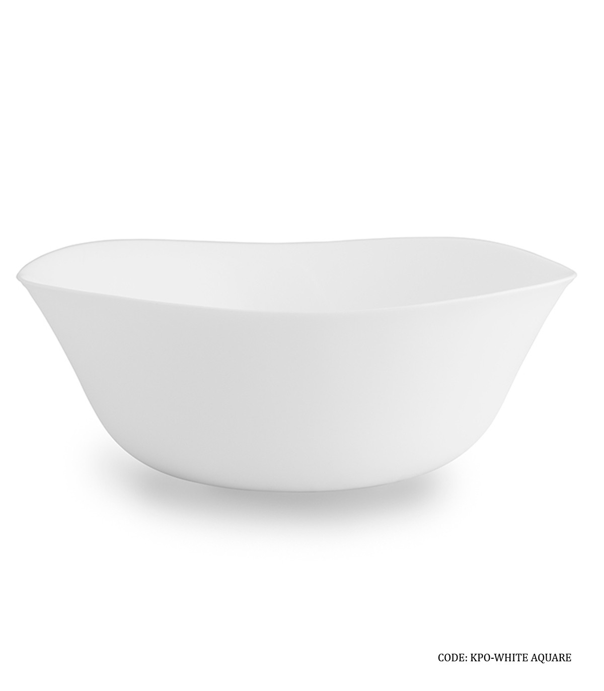 سرویس آرکوپال مربع 6 نفره 28 پارچه سفید ساده