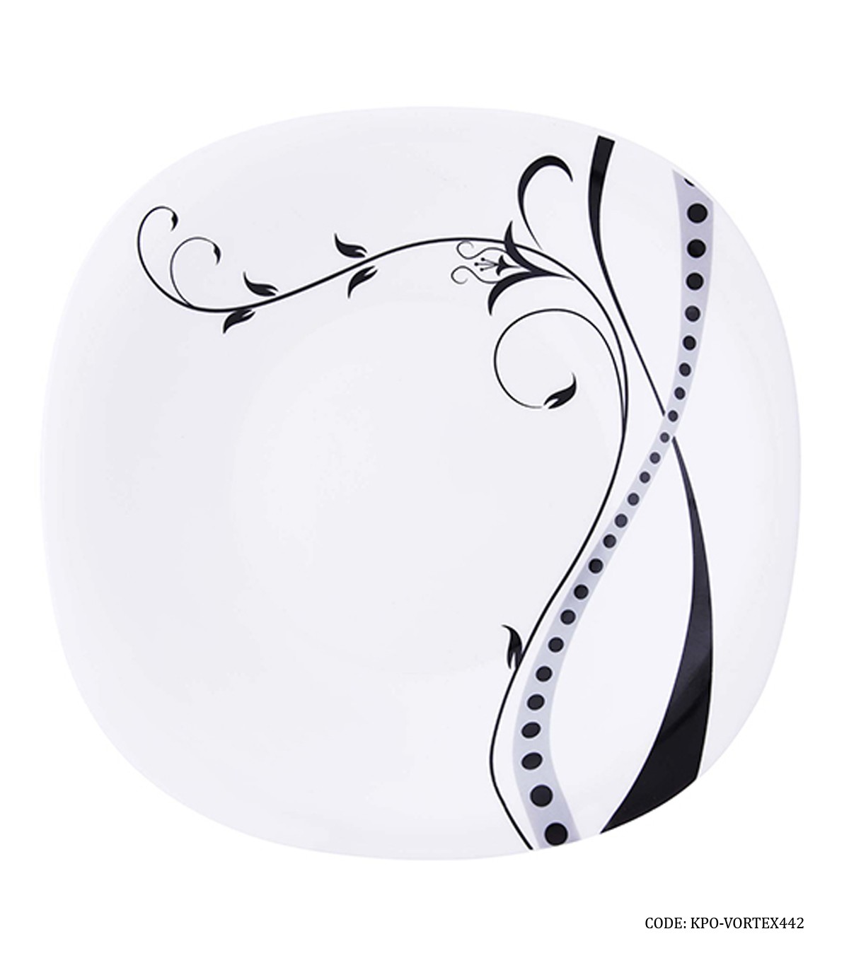 سرویس غذاخوری آرکوپال مربع 28 پارچه طرح وورتکس