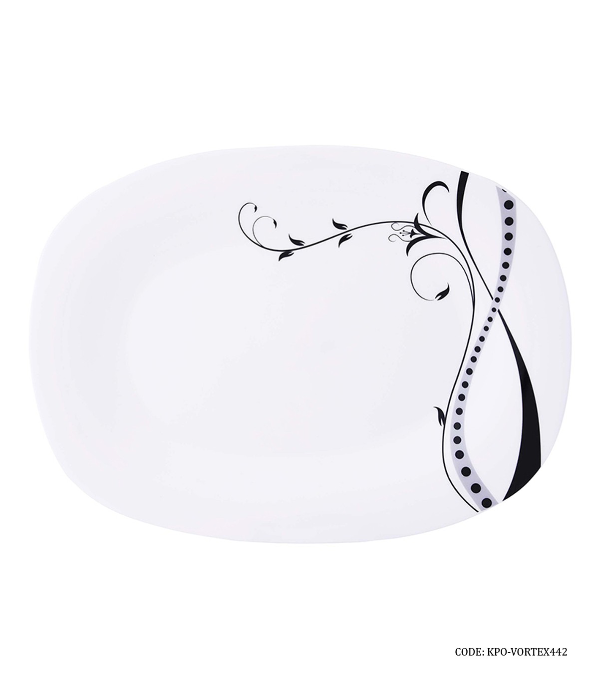 سرویس غذاخوری آرکوپال مربع 28 پارچه طرح وورتکس