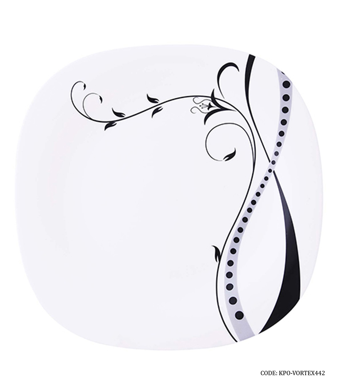 سرویس غذاخوری آرکوپال مربع 28 پارچه طرح وورتکس