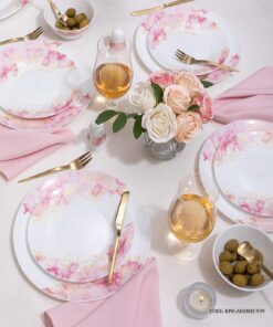 سرویس غذاخوری آرکوپال گرد 6 نفره 28 پارچه طرح آرامیس