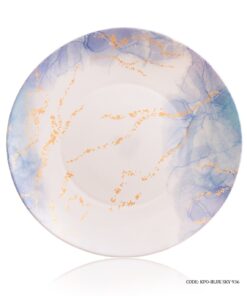 سرویس آرکوپال پذیرایی گرد 28 پارچه طرح اسکای آبی