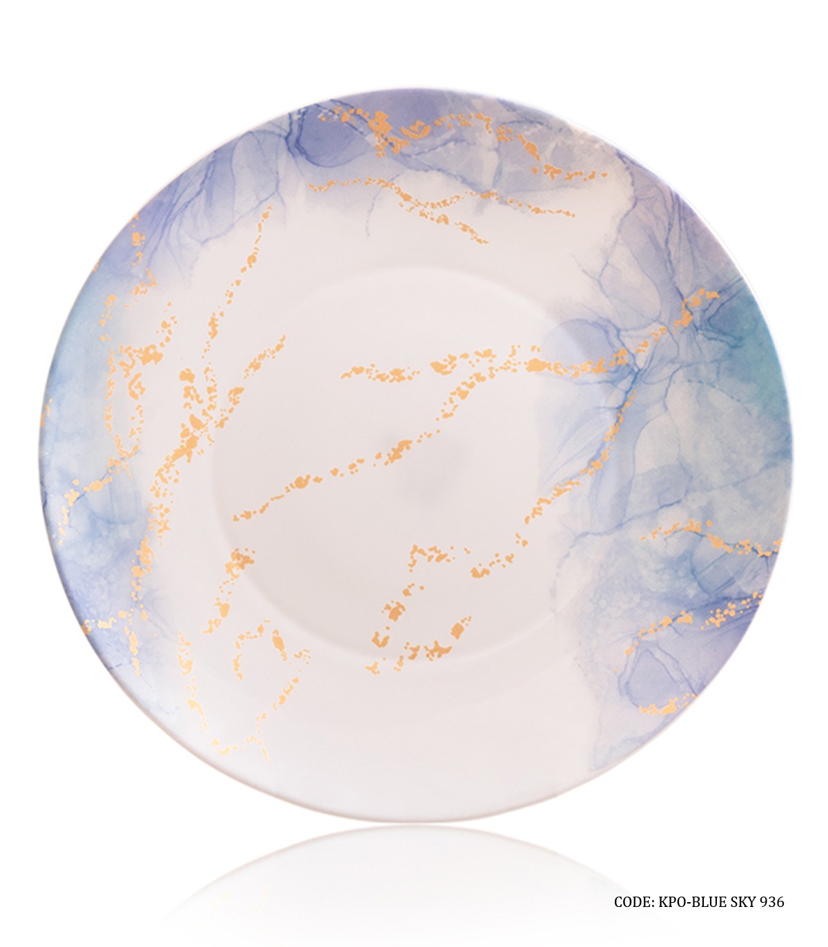 سرویس آرکوپال پذیرایی گرد 28 پارچه طرح اسکای آبی