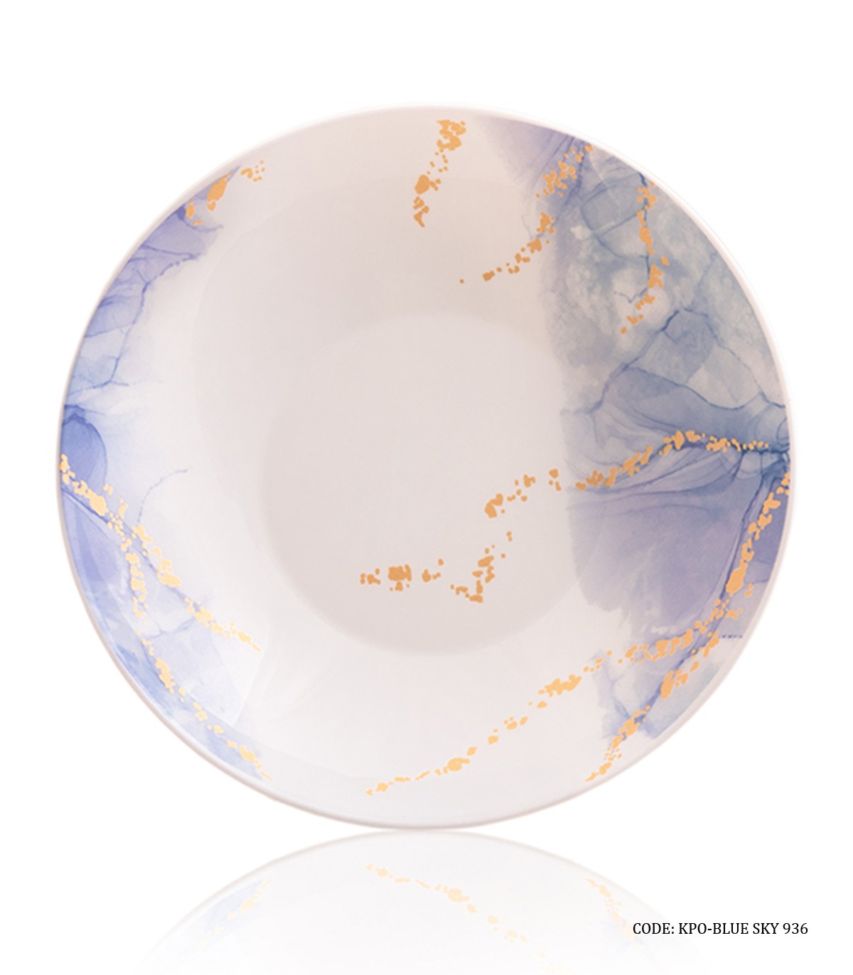 سرویس آرکوپال پذیرایی گرد 28 پارچه طرح اسکای آبی