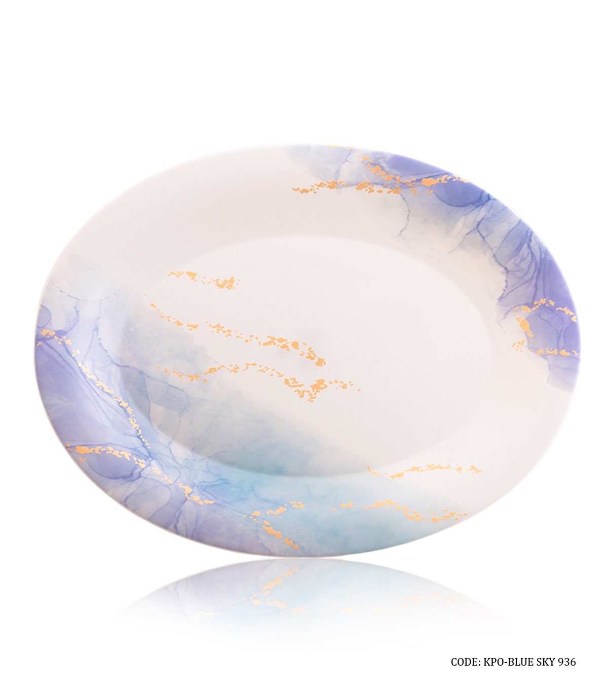 سرویس آرکوپال پذیرایی گرد 28 پارچه طرح اسکای آبی