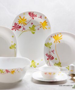 سرویس غذاخوری آرکوپال چهار گوش 6 نفره 28 پارچه طرح برد