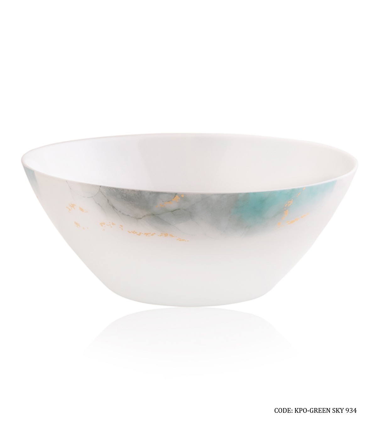 سرویس پذیرایی آرکوپال گرد 6 نفره 28 پارچه طرح اسکای سبز