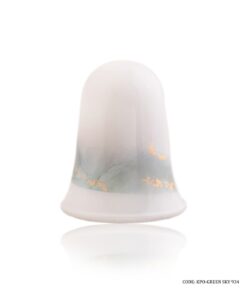 سرویس پذیرایی آرکوپال گرد 6 نفره 28 پارچه طرح اسکای سبز